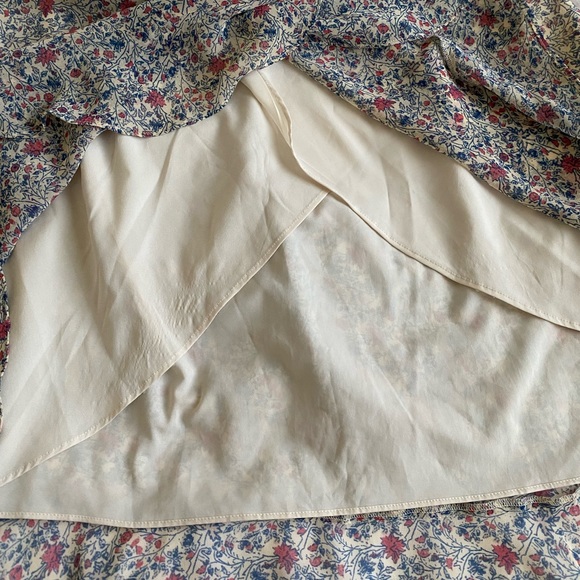 Madewell Ruffle-Wrap Midi Skirt in Shadowpetal - Picture 9 of 9